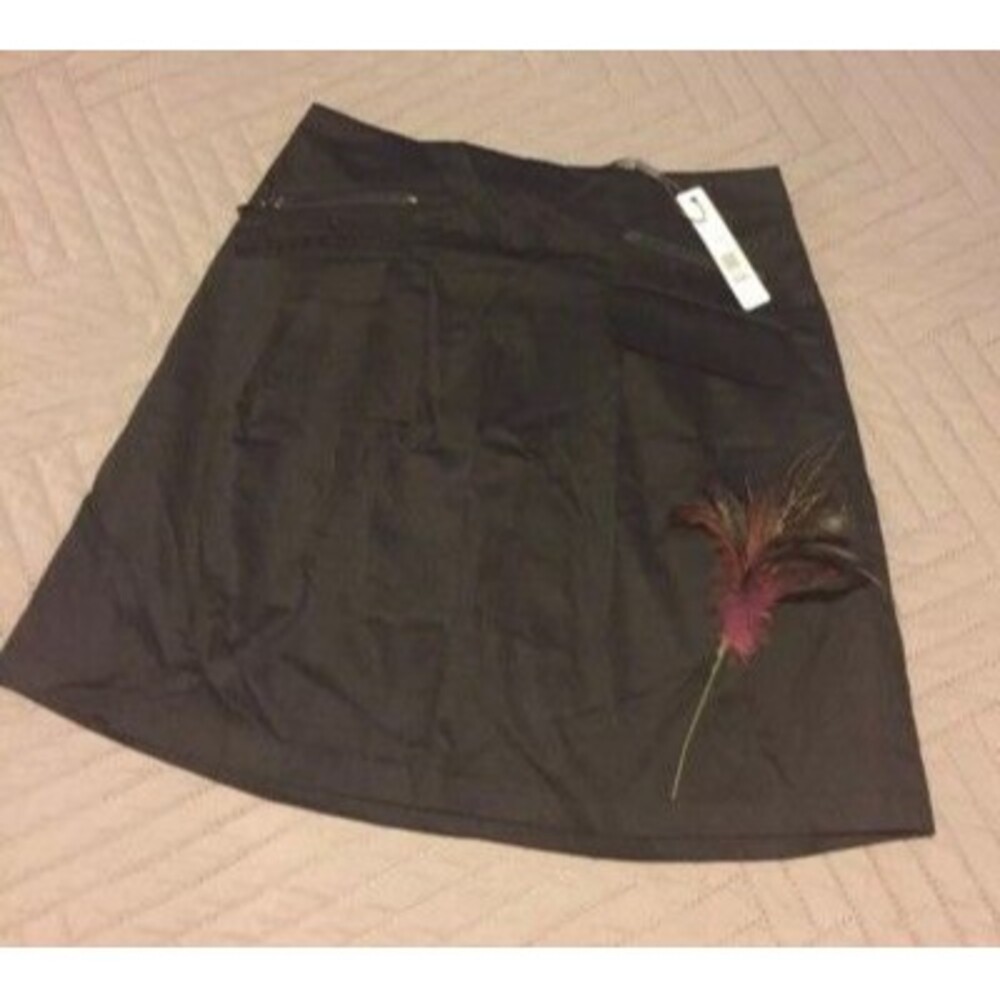 Zoe D Classic Black Skirt $58 Size 10 A-line Womens Plus NWT New Large XL FS
